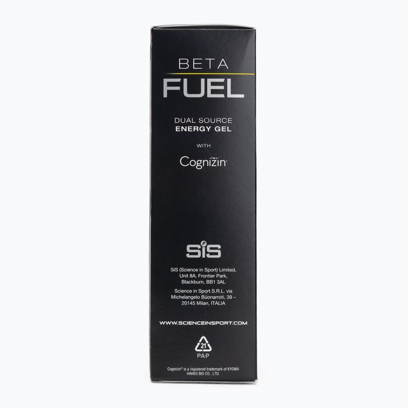 Sada energetických gélov Science in Sport Beta Fuel Energy + Nootropics 6 x 60 ml apple 3