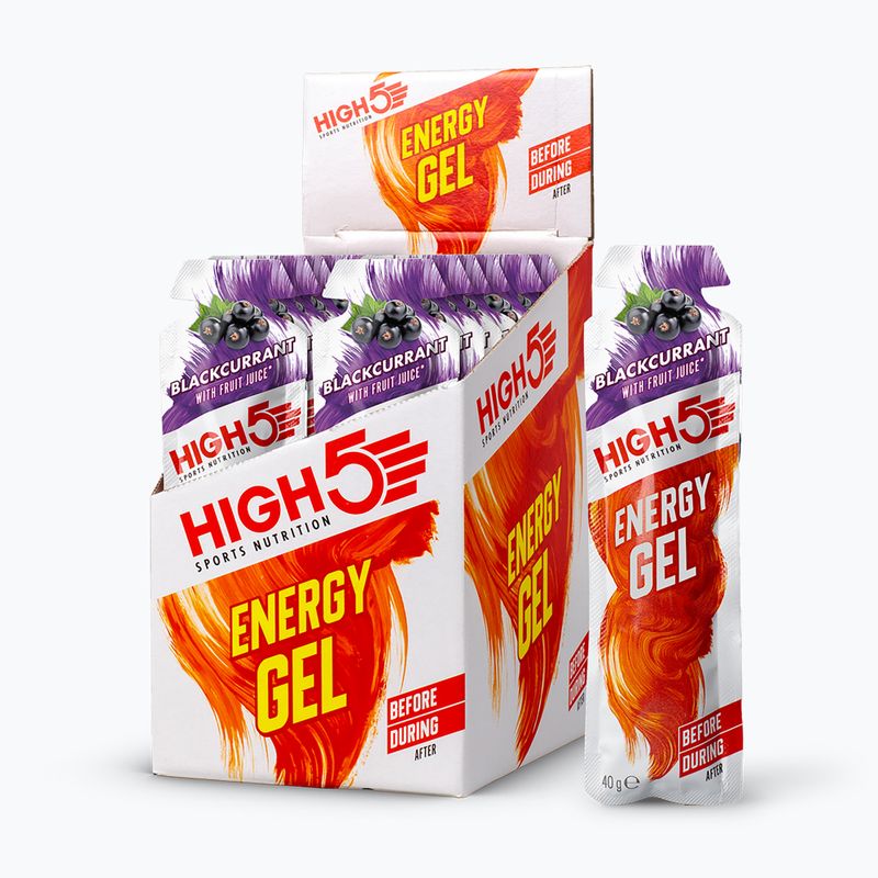 Energetický gél HIGH5 Energy 40 g čierna ríbezľa
