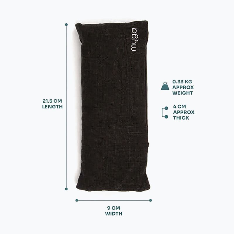 Vankúš Myga Lavender Eye Pillow black 11