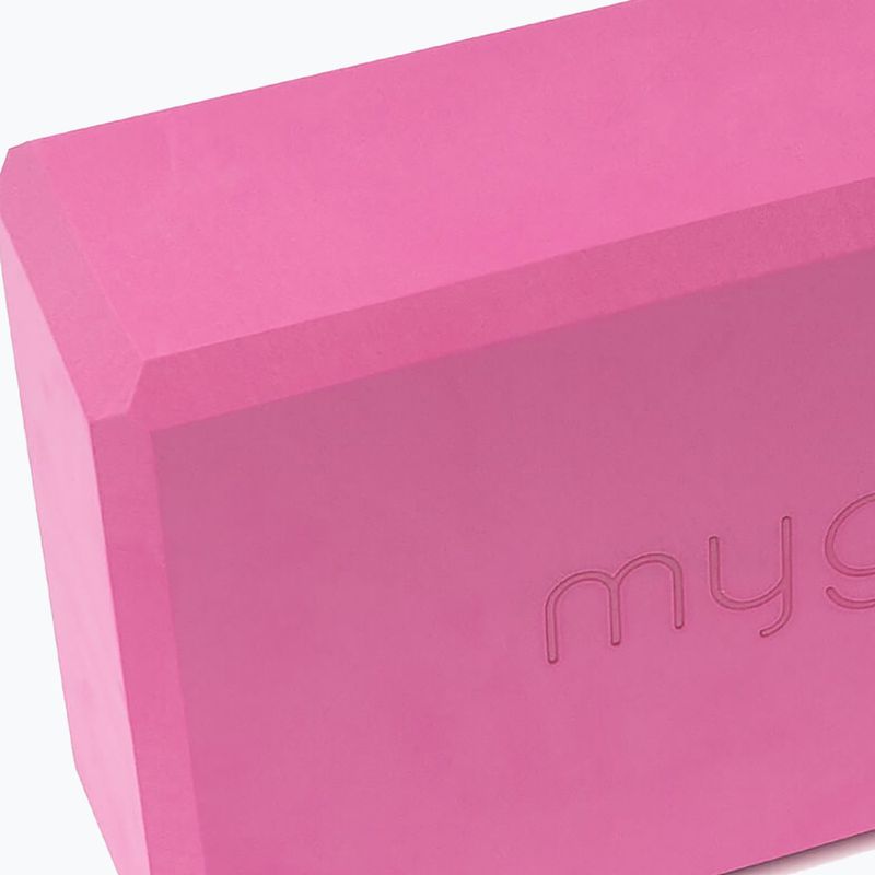 Joga blok Myga Foam Block pink 2