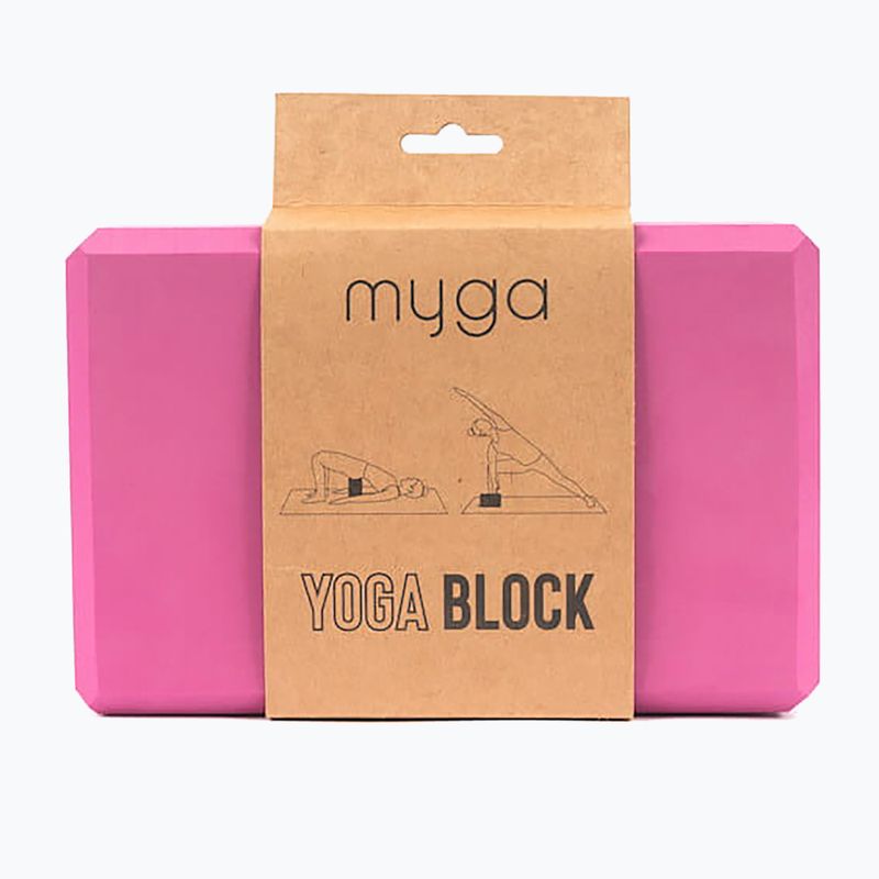 Joga blok Myga Foam Block pink 4