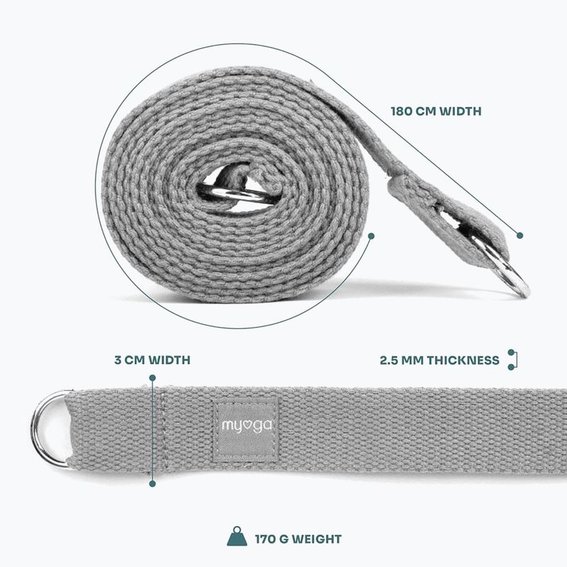 Joga pás Myga 2 in 1 grey 3