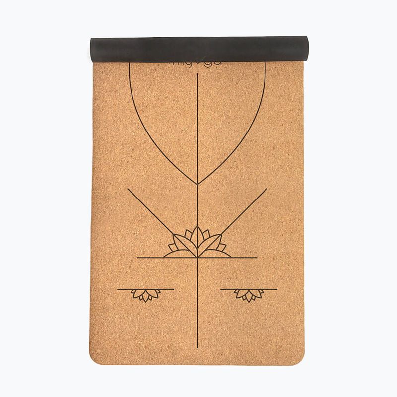 Podložka na jogu Myga Alignment XL 6 mm brown 7