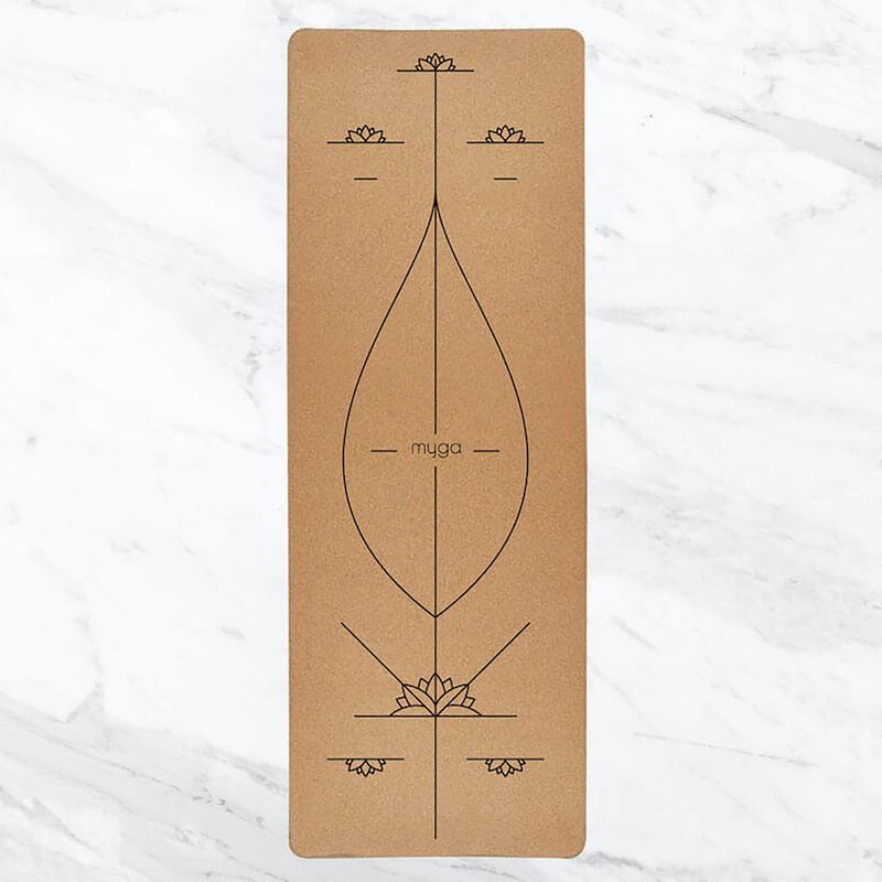 Podložka na jogu Myga Alignment XL 6 mm brown 8