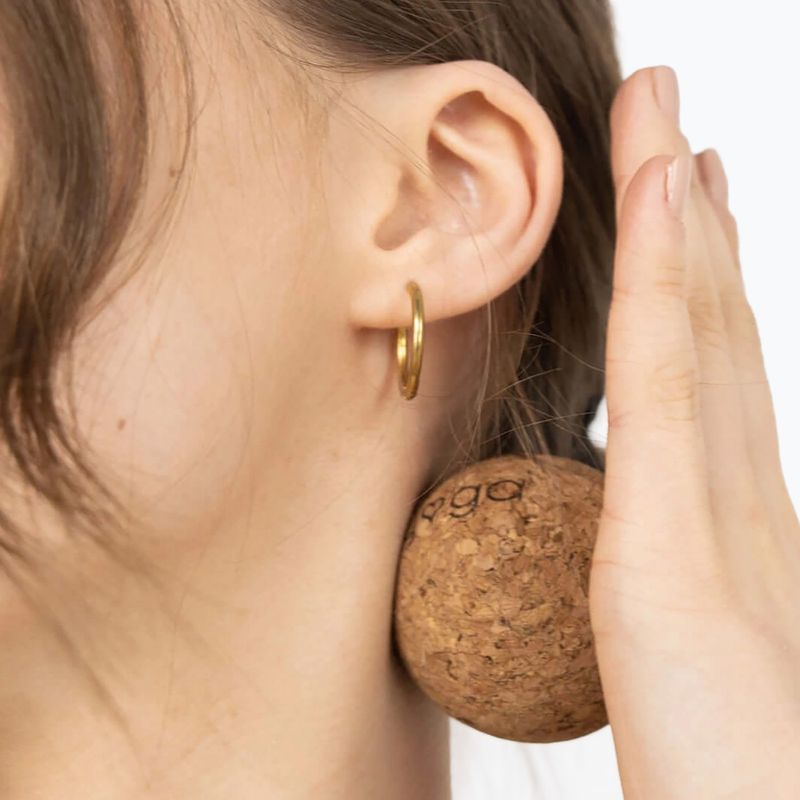 Masážna loptička Myga 5 cm brown 4