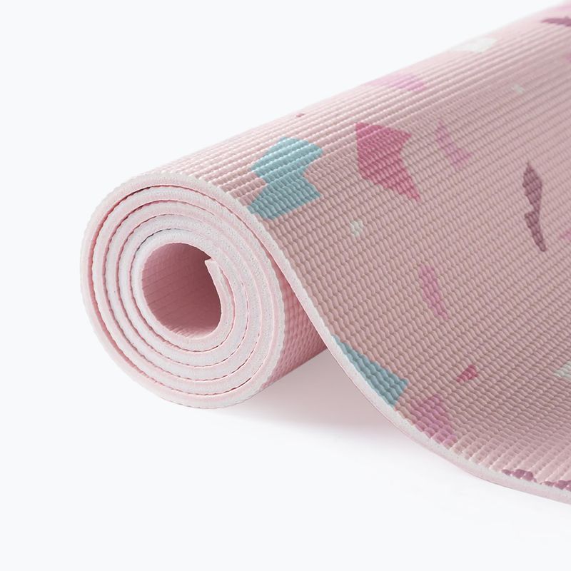 Súprava na jogu Myga Terrazzo Yoga Set mat + block + strap purple 14