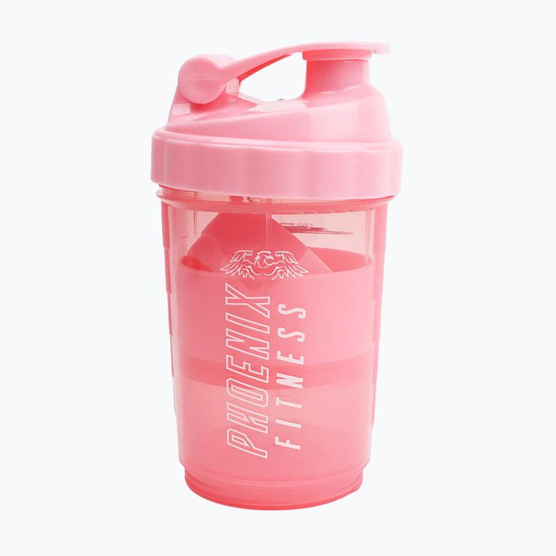 Shaker Phoenix Fitness with container 500 ml pink 2