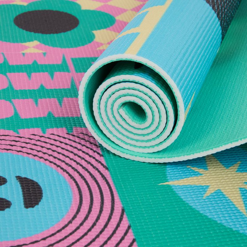 Súprava na jogu Myga Spirit Yoga Set mat + block + turquoise strap 10