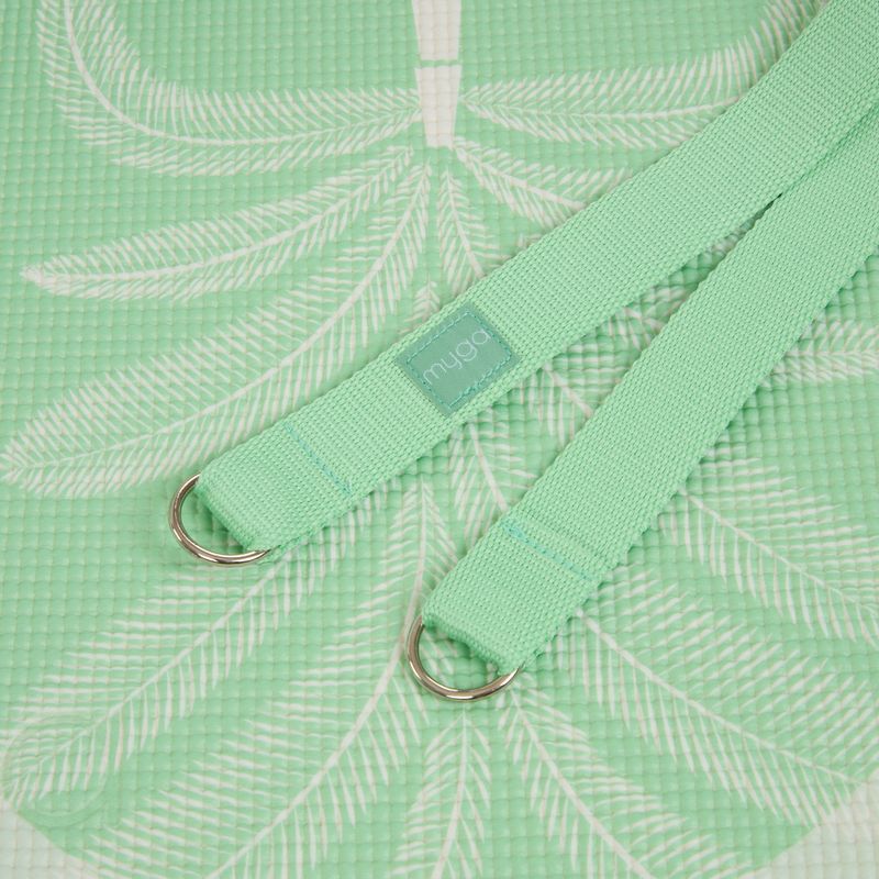 Súprava na jogu Myga Sage Palm Yoga Set mat + block + green strap 8