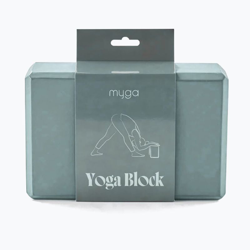 Jógový blok Myga Foam Block modrý 3