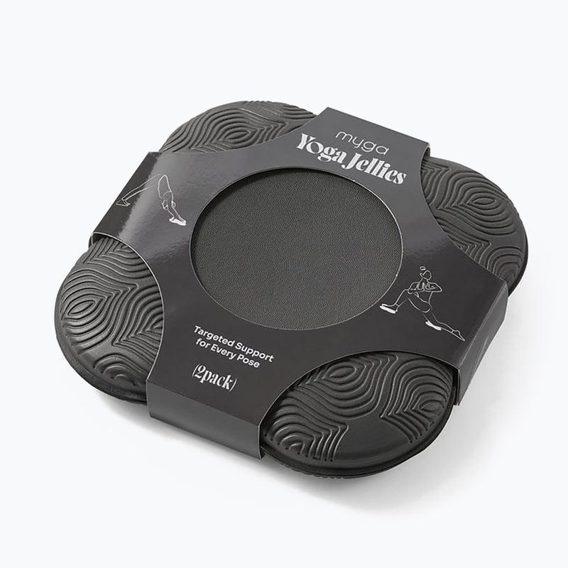 Gélová podložka na jogu Myga 2 pcs. black 5