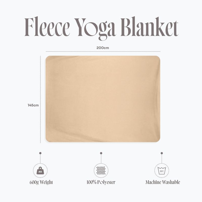Deka na jogu Myga Fleece sand 10
