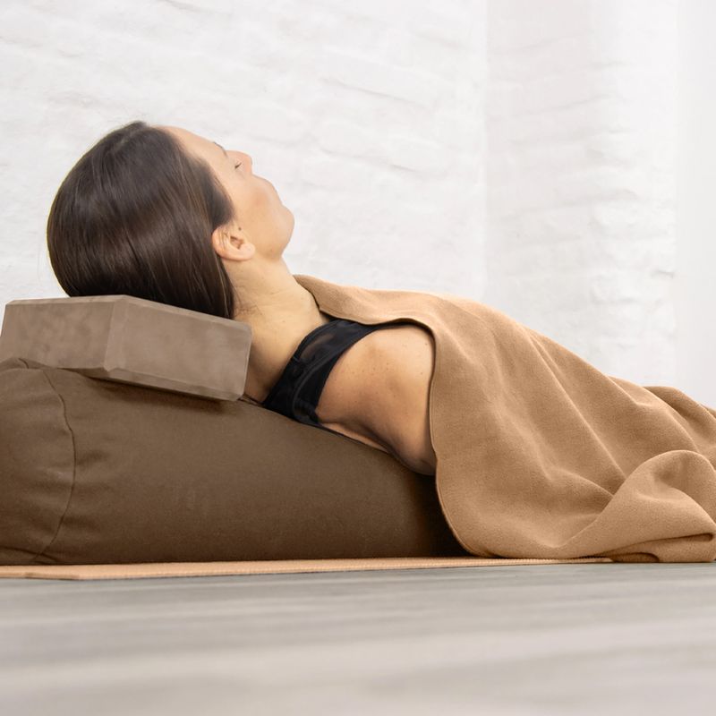 Deka na jogu Myga Fleece sand 11