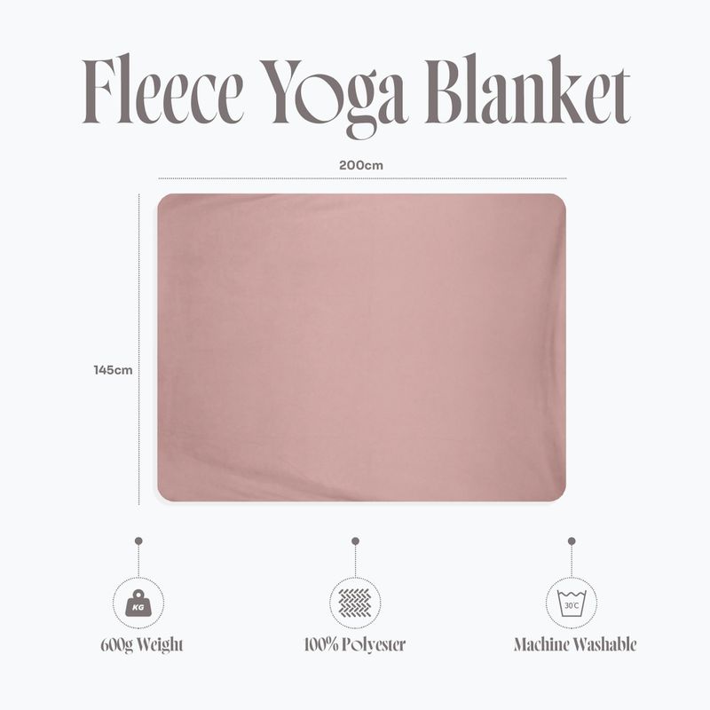 Deka na jogu Myga Fleece blush 10