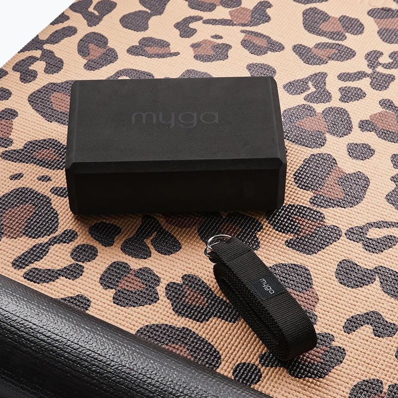 Súprava na jogu Myga Leopard Yoga Set brown 4