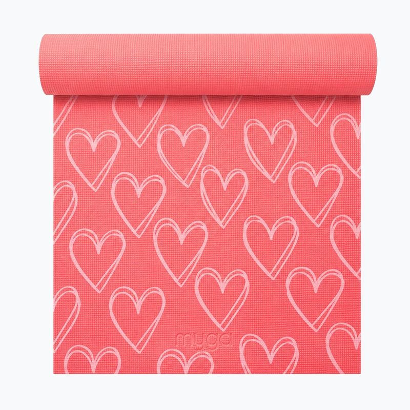 Jógová podložka Myga Heart Limited Edition red 2