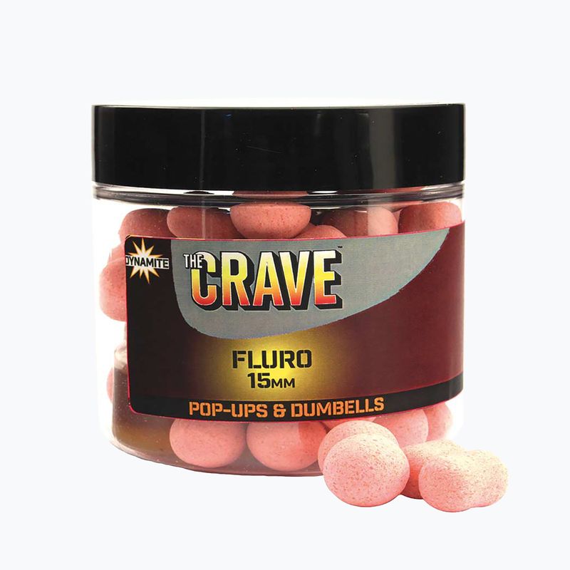 Dynamite Baits The Crave Fluoro Pop Up ružové plávajúce guľôčky na kapry ADY040916