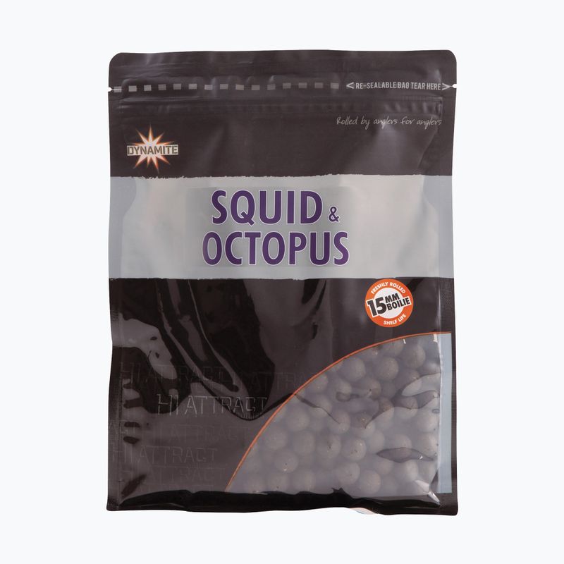 Dynamite Baits Squid & Octopus hnedé kaprové boilies ADY040967