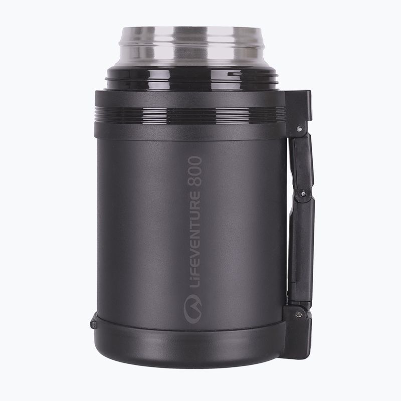 Vákuová banka Lifeventure TiV Widemouth 800 ml tmavo šedá 4