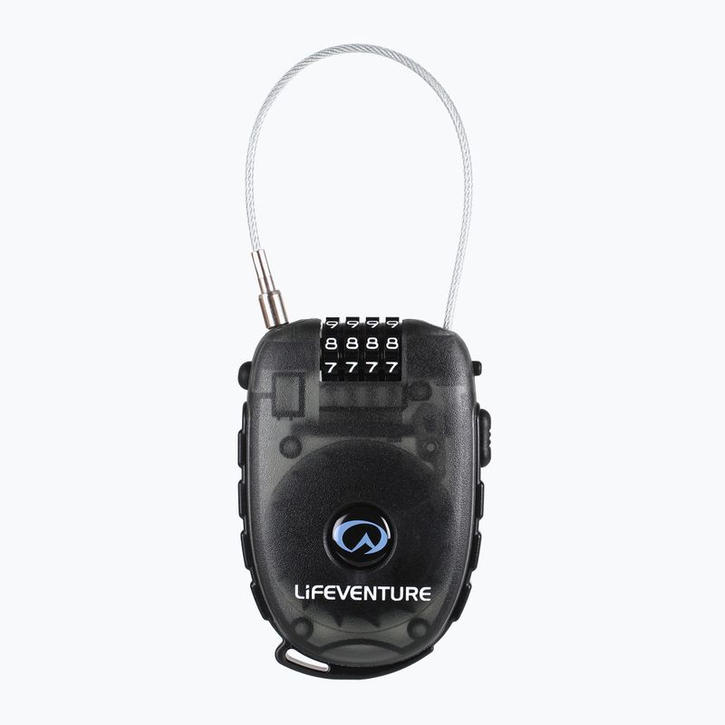 Visiaci zámok Lifeventure Cable Lock čierny