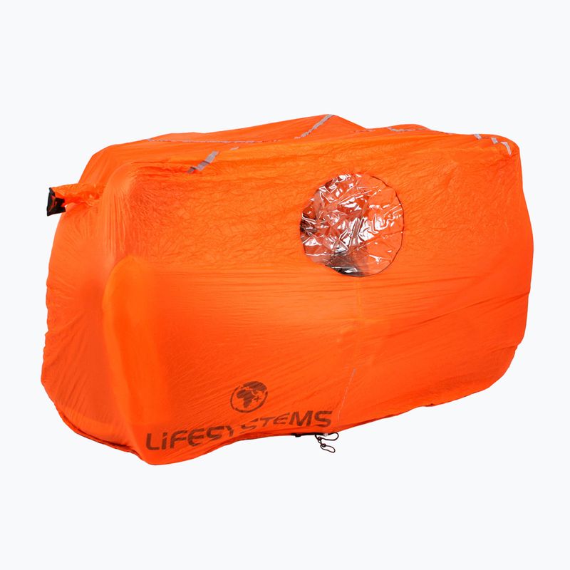 Lifesystems Survival Shelter 4 núdzový stan oranžový LM42321 2