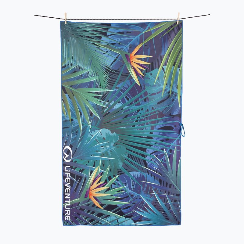 Rýchloschnúci uterák Lifeventure Recycled SoftFibre Trek tropický 2