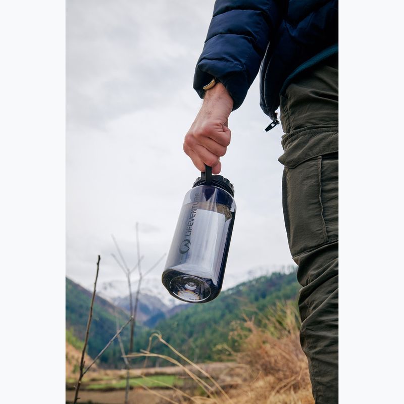 Lifeventure Tritan Flask 1000 ml cestovná fľaša grafitová 2