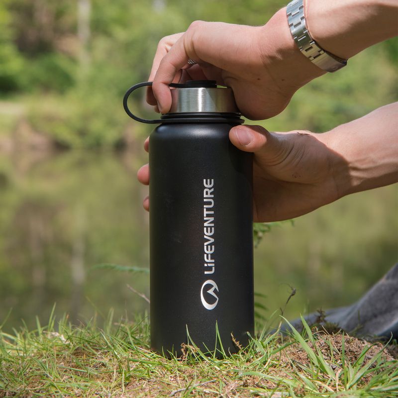 Lifeventure Termofľaša z nehrdzavejúcej ocele 1000 ml čierna 4