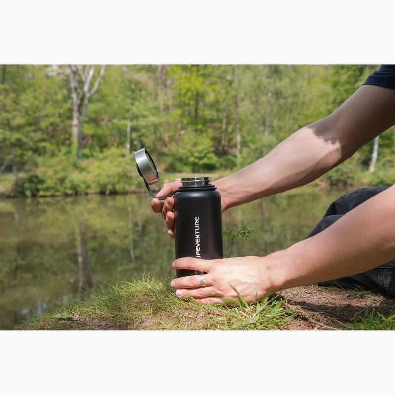 Lifeventure Termofľaša z nehrdzavejúcej ocele 1000 ml čierna 5