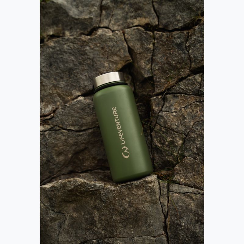Lifeventure Termofľaša z nehrdzavejúcej ocele 1000 ml khaki 3