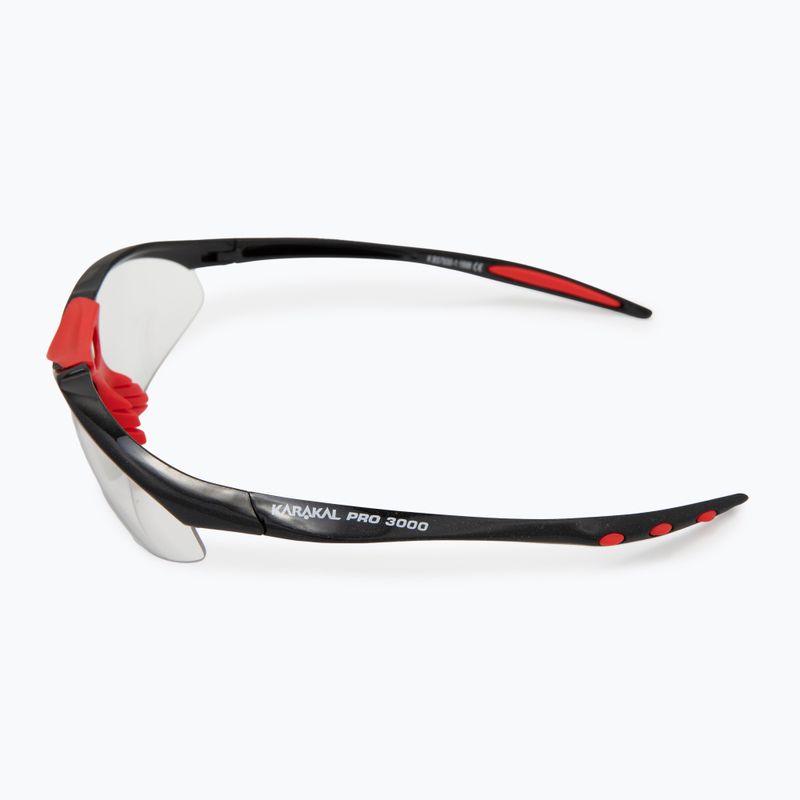Squashové okuliare Karakal Pro 3000 black/red 4