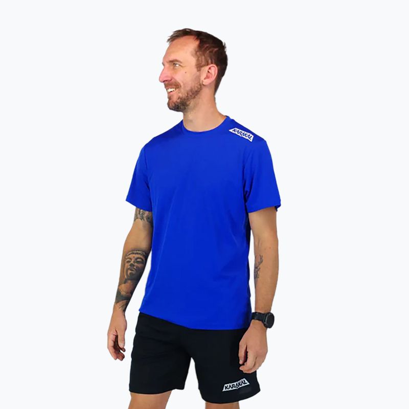 Pánske tenisové tričko Karakal Training Tee blue KC8064