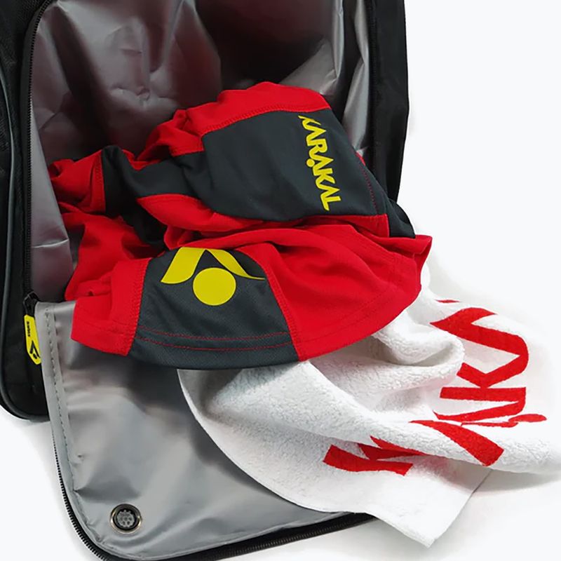 Karakal Pro Tour 2.0 squashový batoh 30 l black/yellow 6