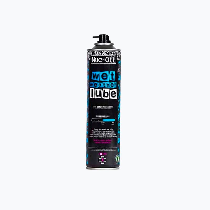 Mazivo na reťaze Muc-Off Wet Weather Lube Aerosol 400 ml 2