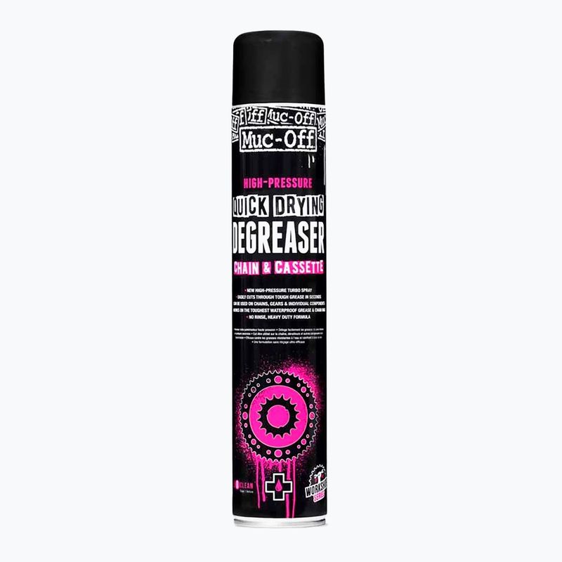 Muc-Off vysokotlakový rýchloschnúci odmasťovač Chain&Cassete 750 ml
