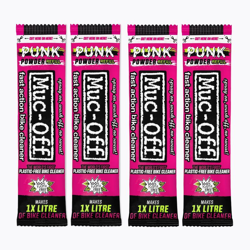 Čistič obuvi Muc-Off Punk Powder Bike Cleaner 4 ks