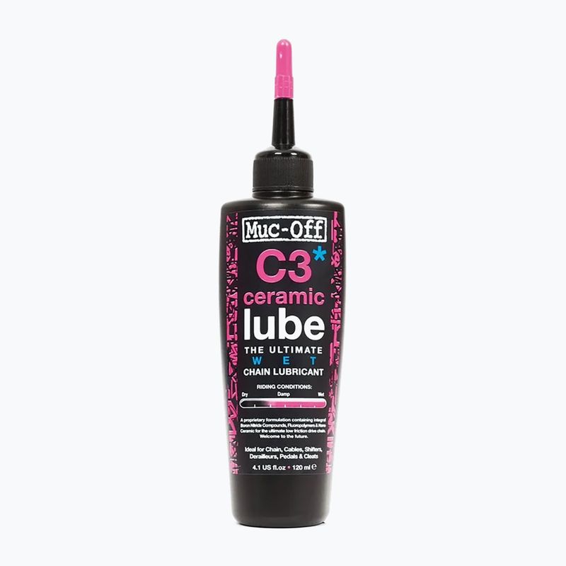 Mazivo na reťaz Muc-Off C3 Wet Ceramic Chain Lube 120 ml