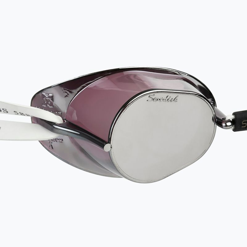 Plavecké okuliare Speedo Swedish Mirror šedo-čierne 68-766 2