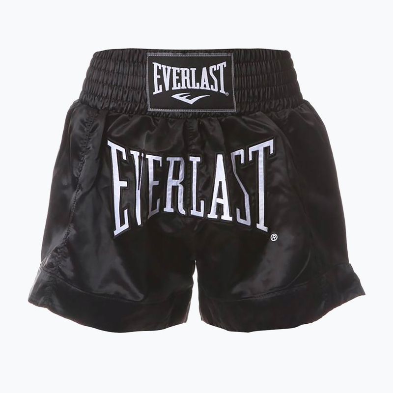 EVERLAST pánske tréningové šortky na Muay Thai čierne EMT6