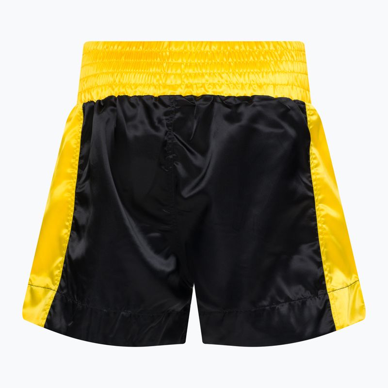 EVERLAST Muay Thai tréningové šortky čierno-zlaté EM6 2