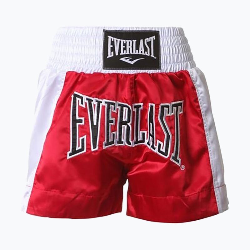 Pánske tréningové šortky EVERLAST Muay Thai červené EMT6