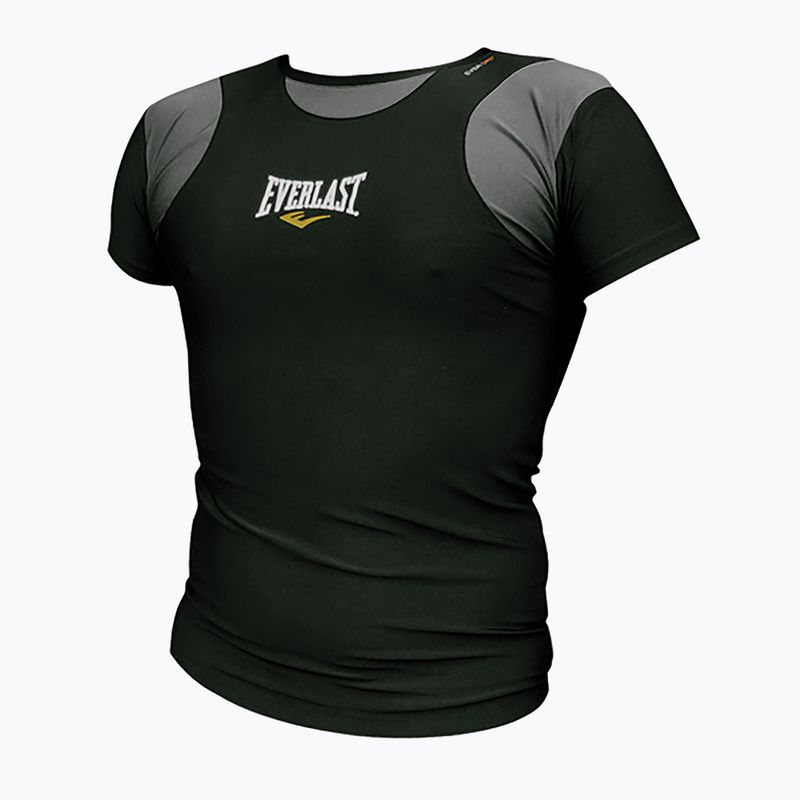 Pánske tričko EVERLAST Rashguard s krátkym rukávom black-grey 4429