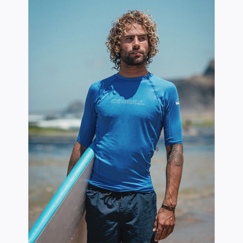 Pánske plavecké tričko O'Neill Basic Skins Rash Guard pacific 4