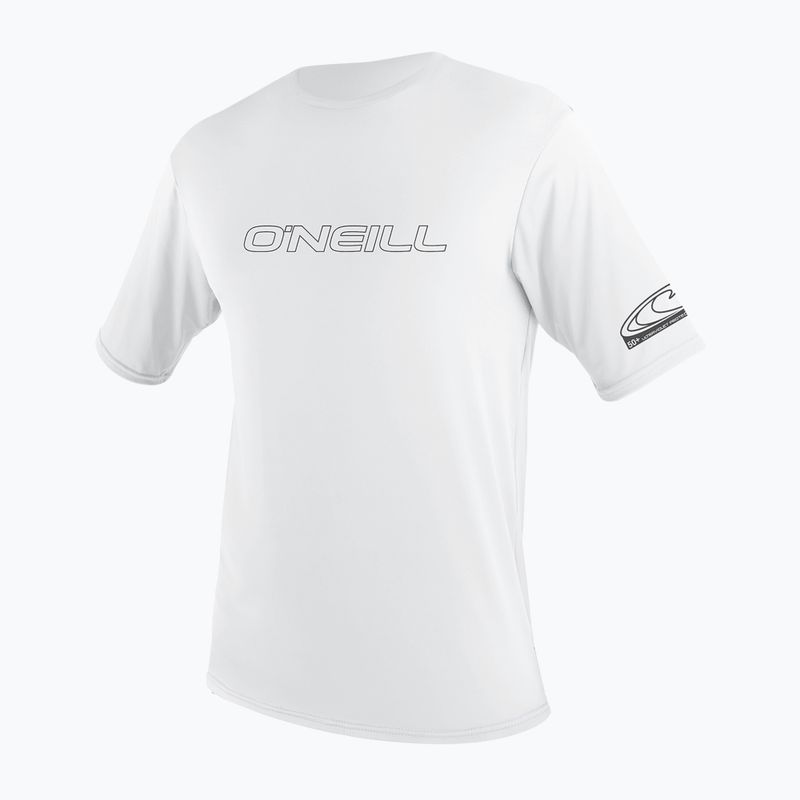 Pánske plavecké tričko O'Neill Basic Skins Sun Shirt white