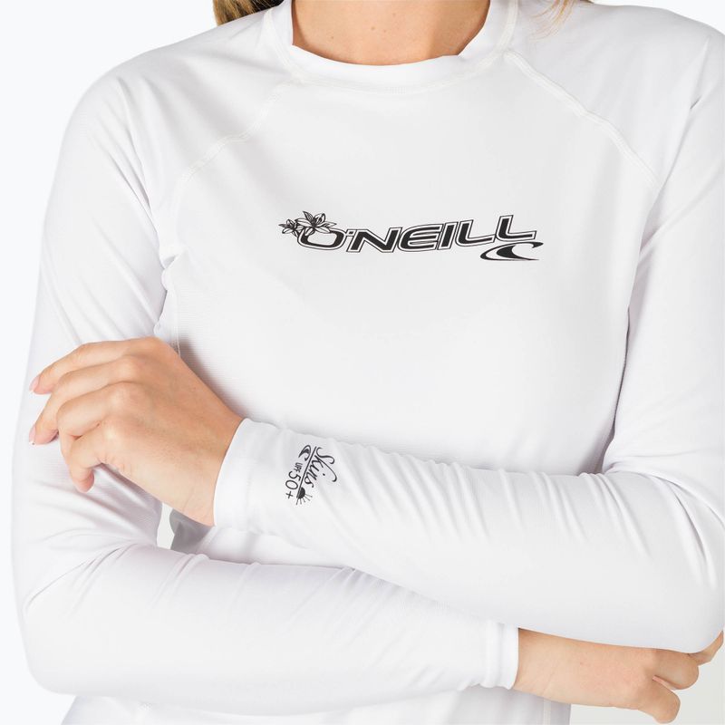 Dámske plavecké tričko O'Neill Basic Skins white 3549 4