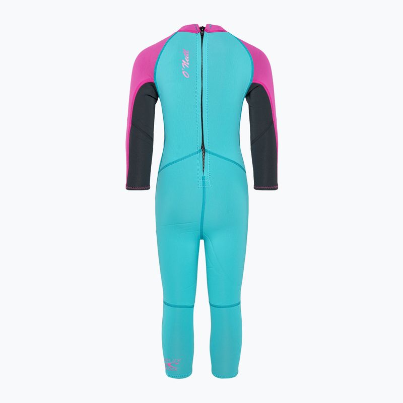 O'Neill Toddler Reactor-2 2 mm zelená detská plavecká pena 4868G 2