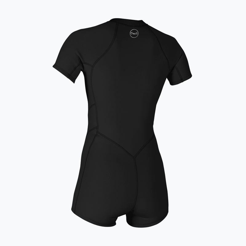 Dámsky plavecký neoprén O'Neill Bahia 2/1 mm Front Zip Spring black 2