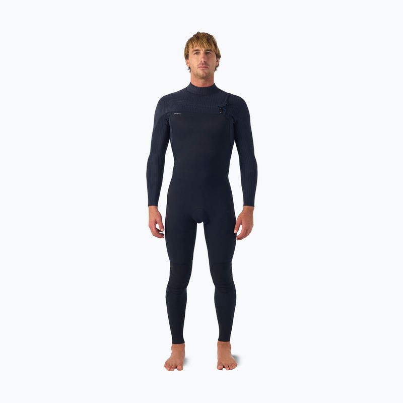 Pánsky plavecký neoprén O'Neill Hyperfreak 5/4+ mm Chest Zip Full black/black