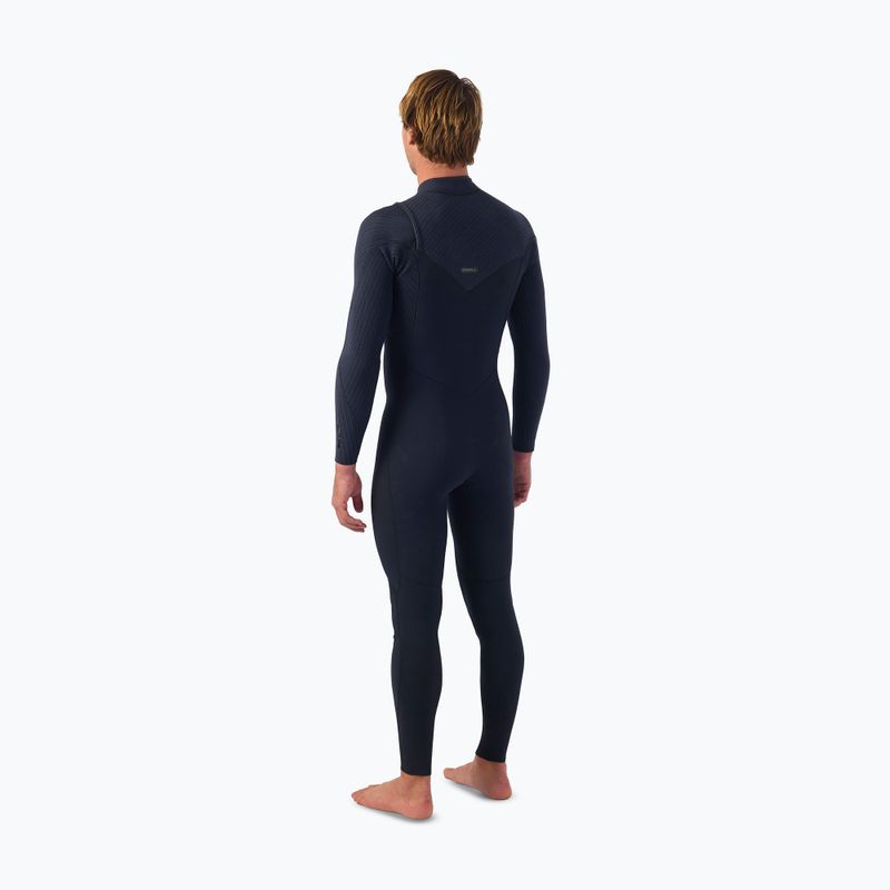Pánsky plavecký neoprén O'Neill Hyperfreak 5/4+ mm Chest Zip Full black/black 4