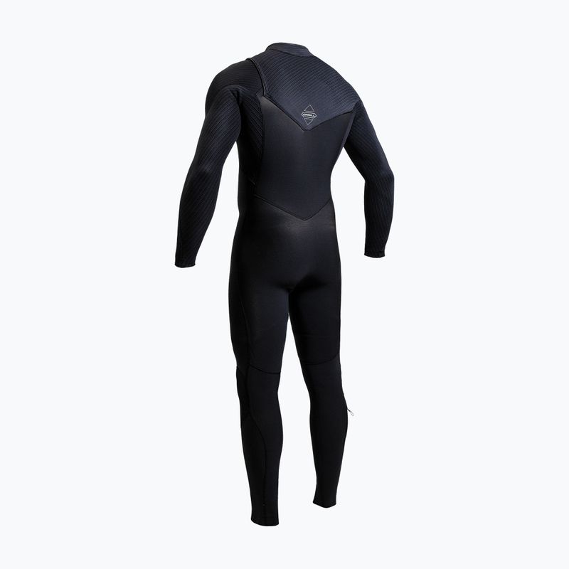 Pánsky plavecký neoprén O'Neill Hyperfreak 5/4+ mm Chest Zip Full black/black 10